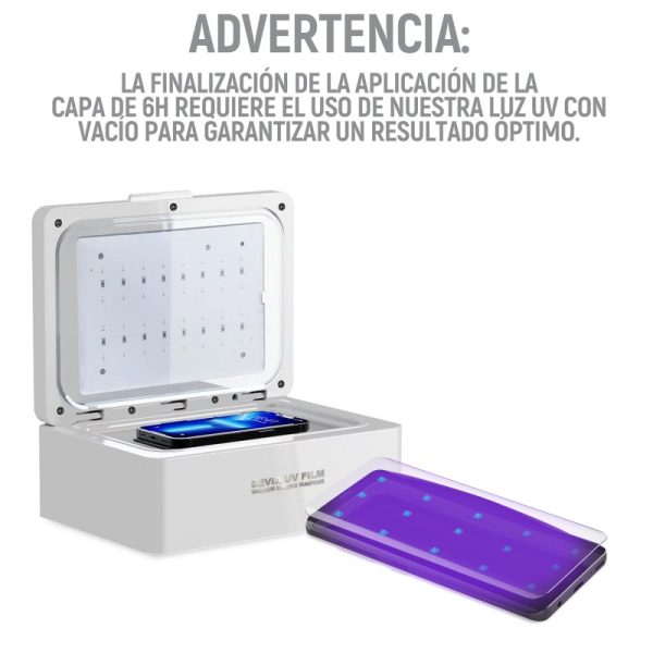 Hidrogel UV 6H HD Transparente 0.19MM (20pcs)