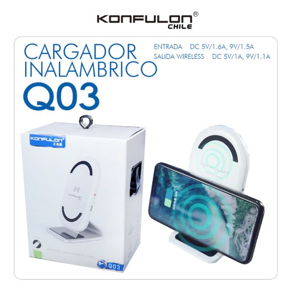 Cargador Inalambrico Q03