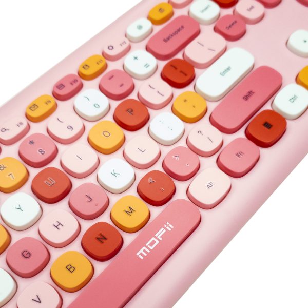 Teclado Inalámbrico Mofii 666 (rosa)
