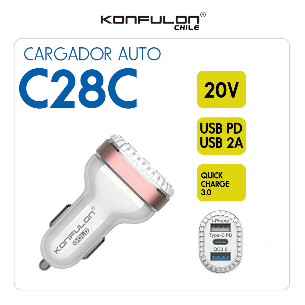 Cargador Auto C28C