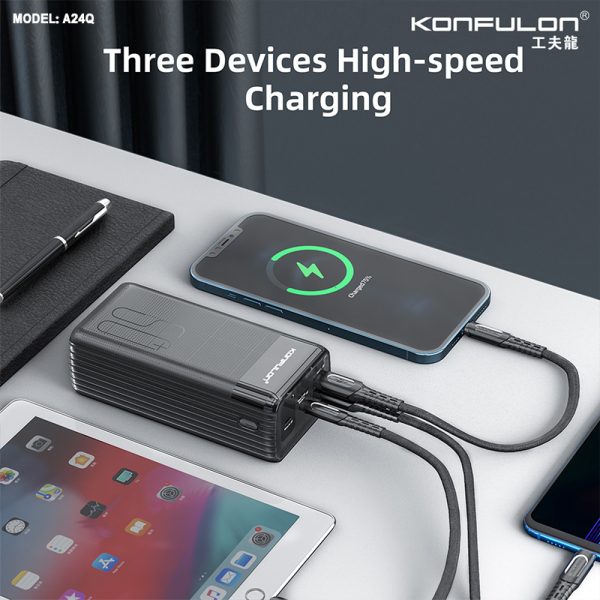 A24Q 2 Power Bank Konfulon A24Q 50,000 mAh