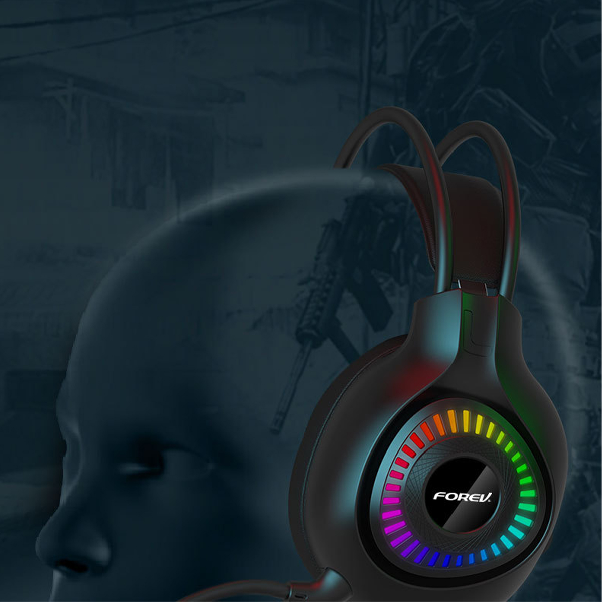 Audifono Forev Rgb Gaming Pc FV-G96 – Moch.cl