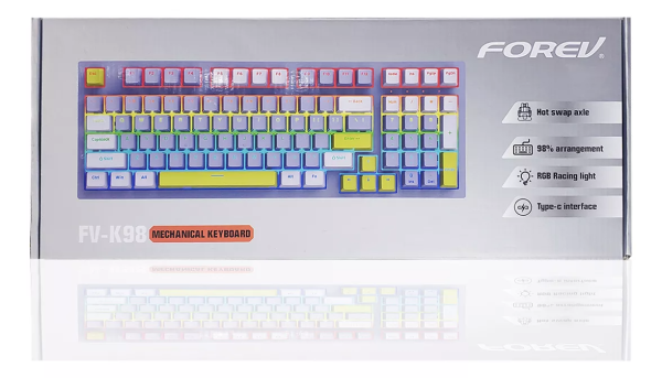Teclado Forev RGB Mecánico FV-K98