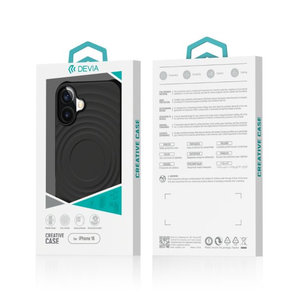 1 iPhone 16: Carcasa Silicona Antidrop Magsafe Negro 5941