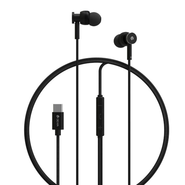 Audífonos Tipo C Devia M1 Metal In-Ear Compatible iPhone Samsung
