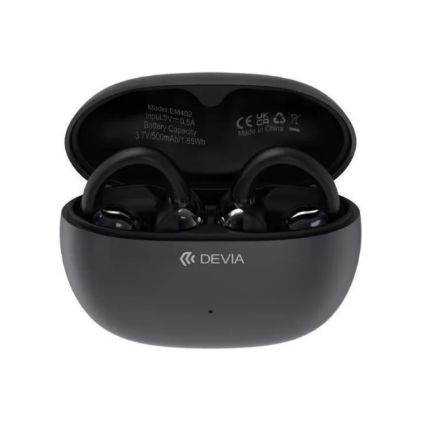 7 Audífono Bluetooth Devia Ows PRO2 Clip Negro 2261