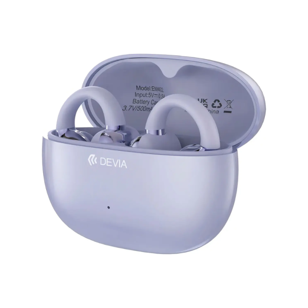 Audífono Bluetooth Devia Ows PRO2 Clip Lila 2278
