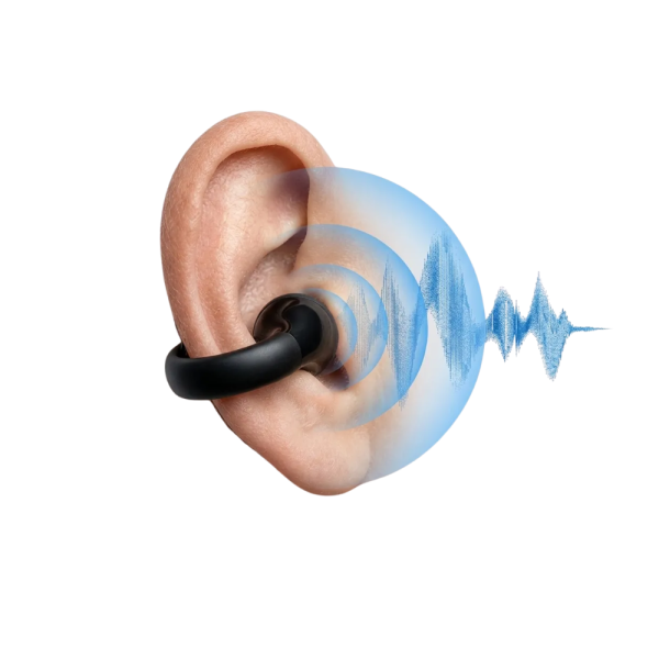 CLIP OREJA Audífono Bluetooth Devia Ows PRO2 Clip Negro 2261